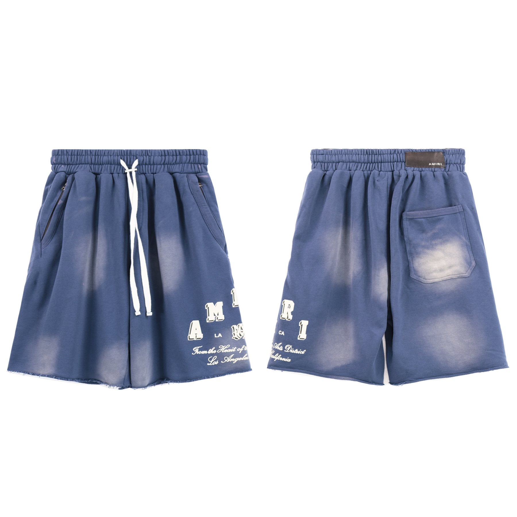 AMIRI Washed Graphic T-Shirt & Shorts Set — front