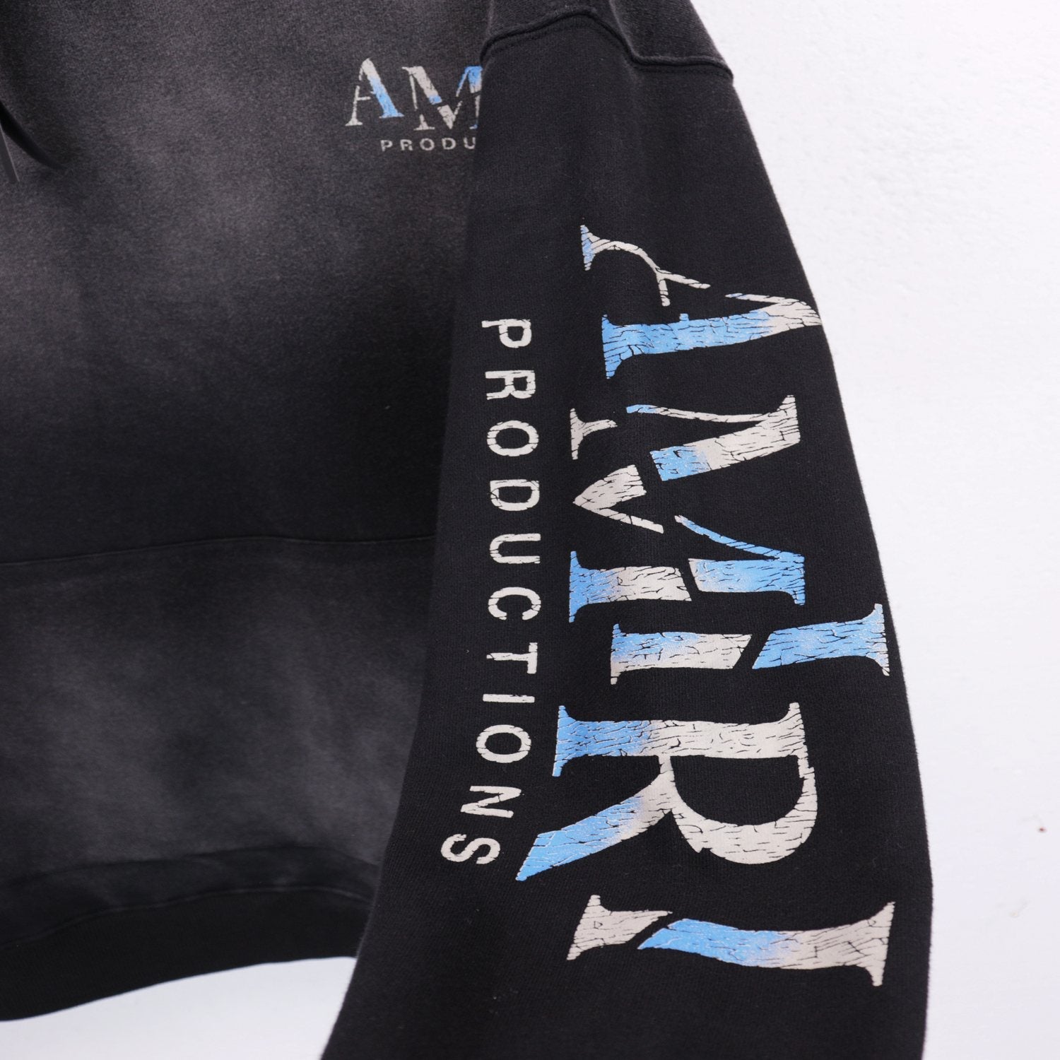 AMIRI Theatre Masks Rose Graphic Hoodie — detail