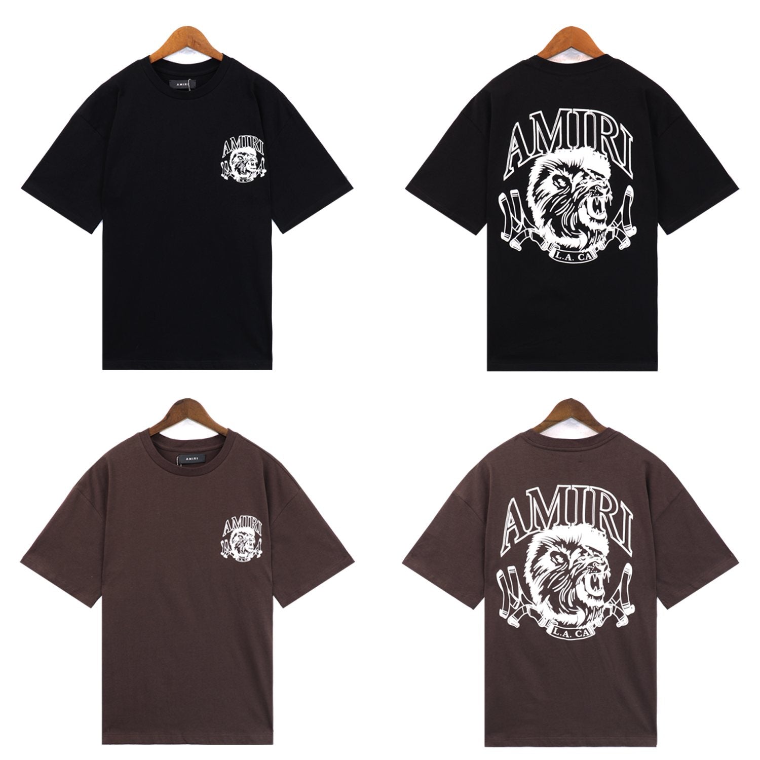 AMIRI Lion Outline Graphic T-Shirt — comparison