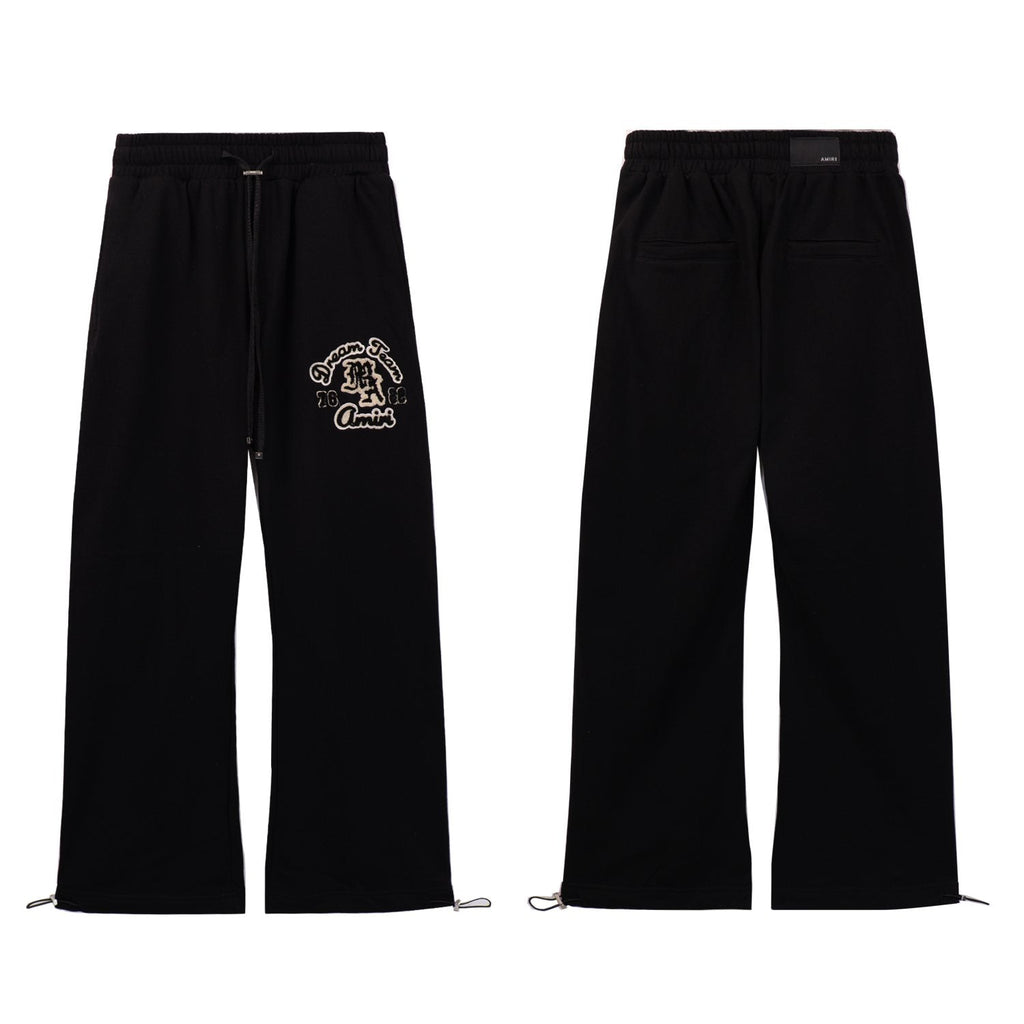 AMIRI Embroidered Leg Graphic Sweatpants — front