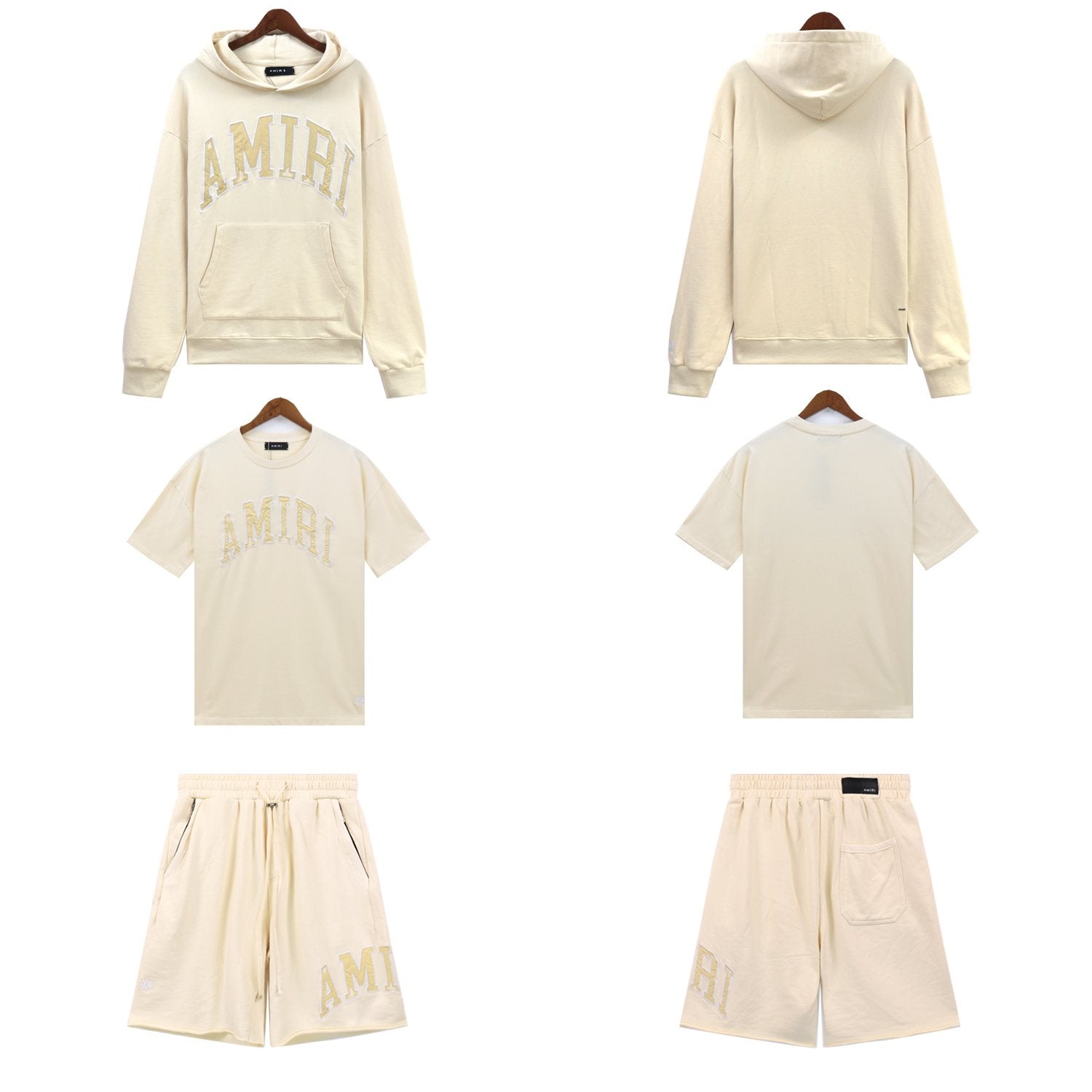 AMIRI Collegiate Wordmark Three-Piece Matching Set — front