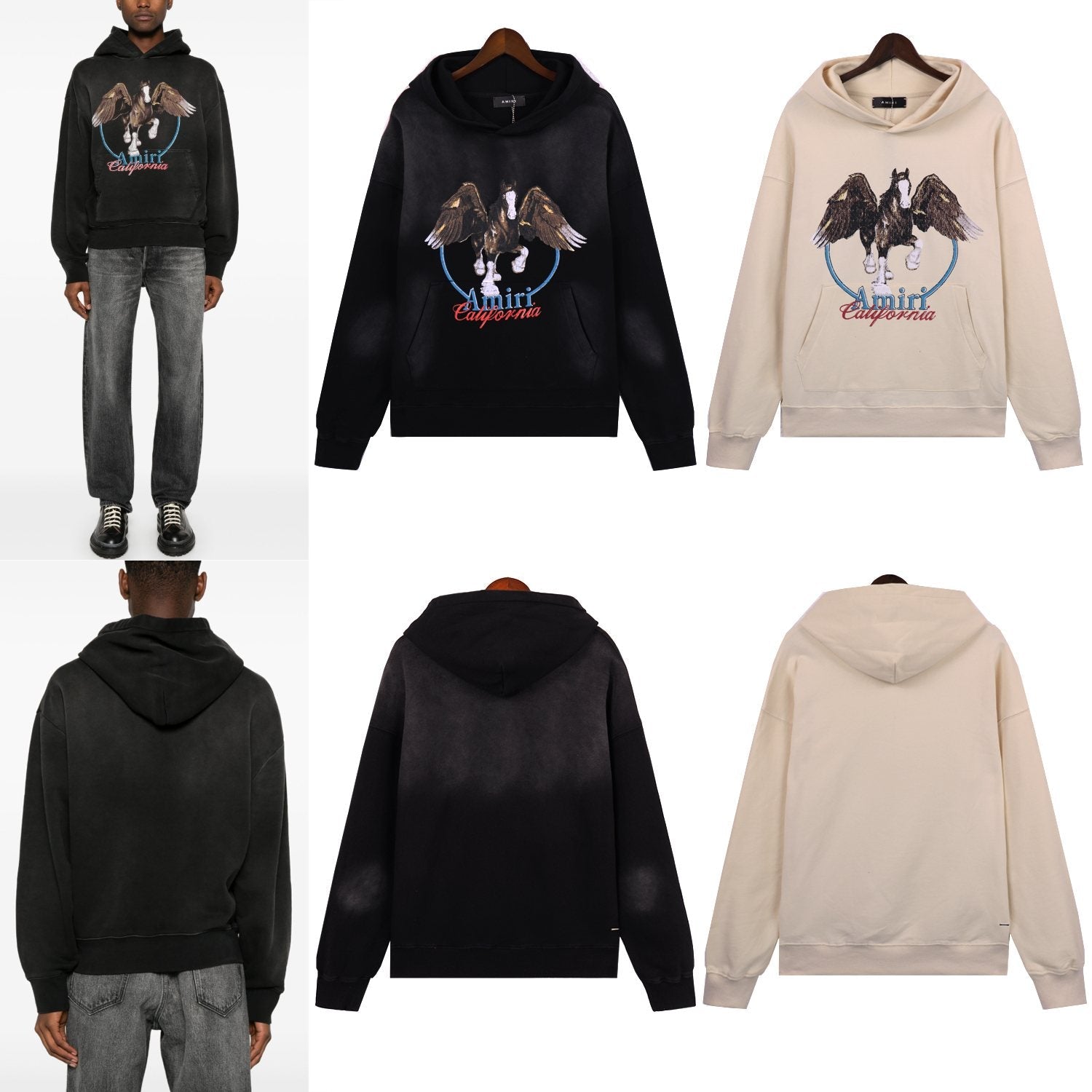 AMIRI Pegasus Graphic Hoodie — context