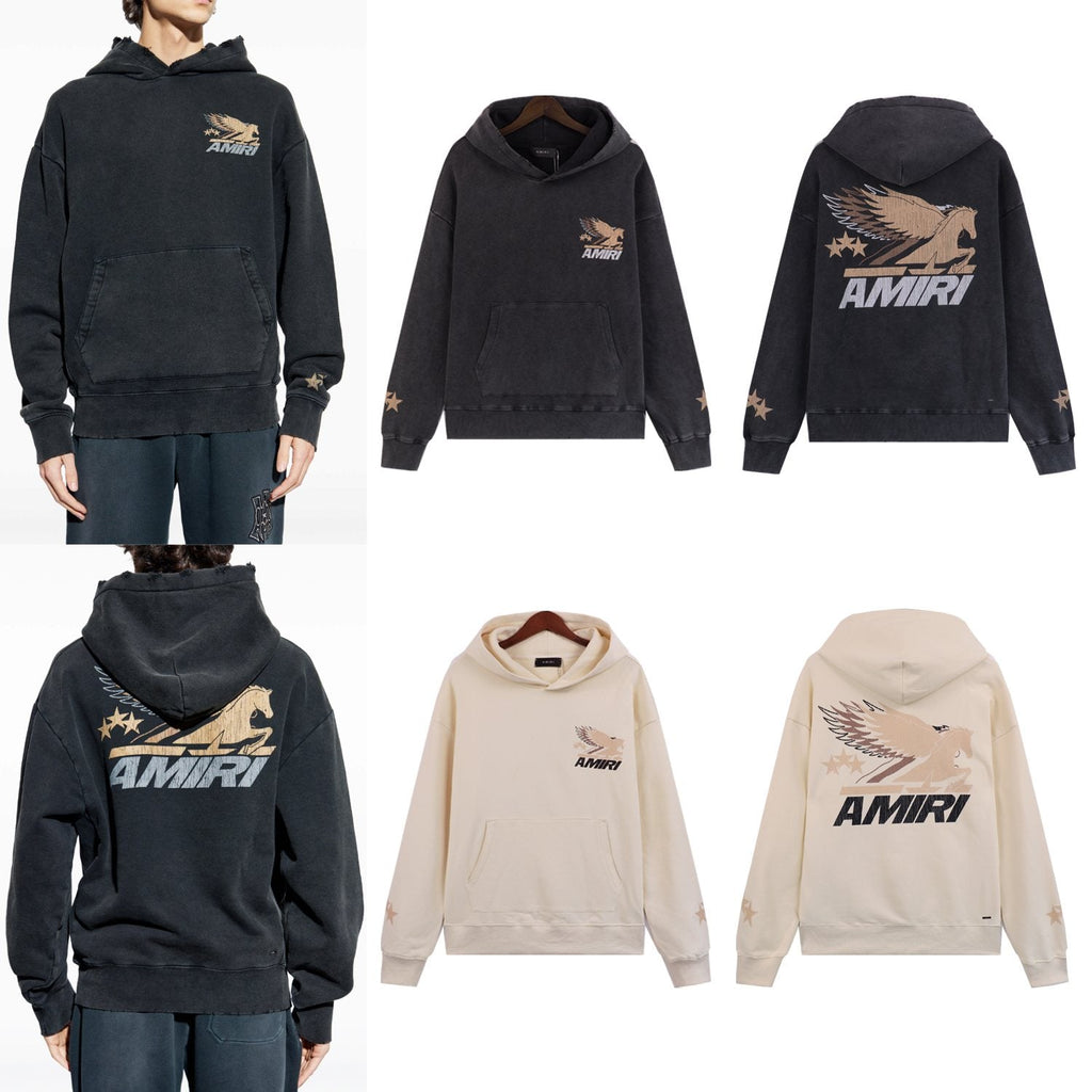 AMIRI Pegasus Graphic Hoodie — comparison