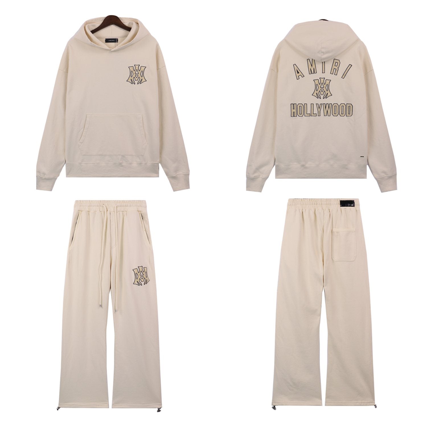 AMIRI Graphic Hoodie & Sweatpants Matching Set — front