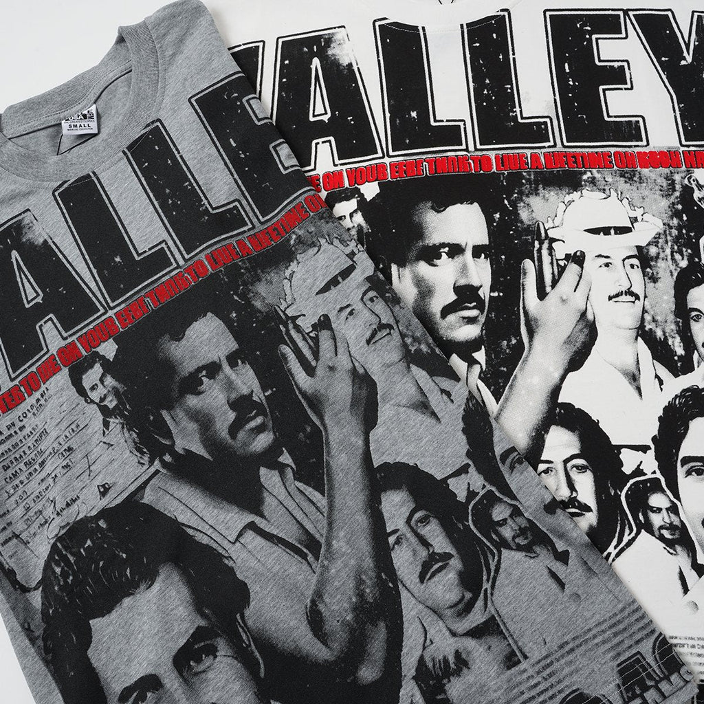 VALLEY Portrait Collage Graphic T-Shirt — detail