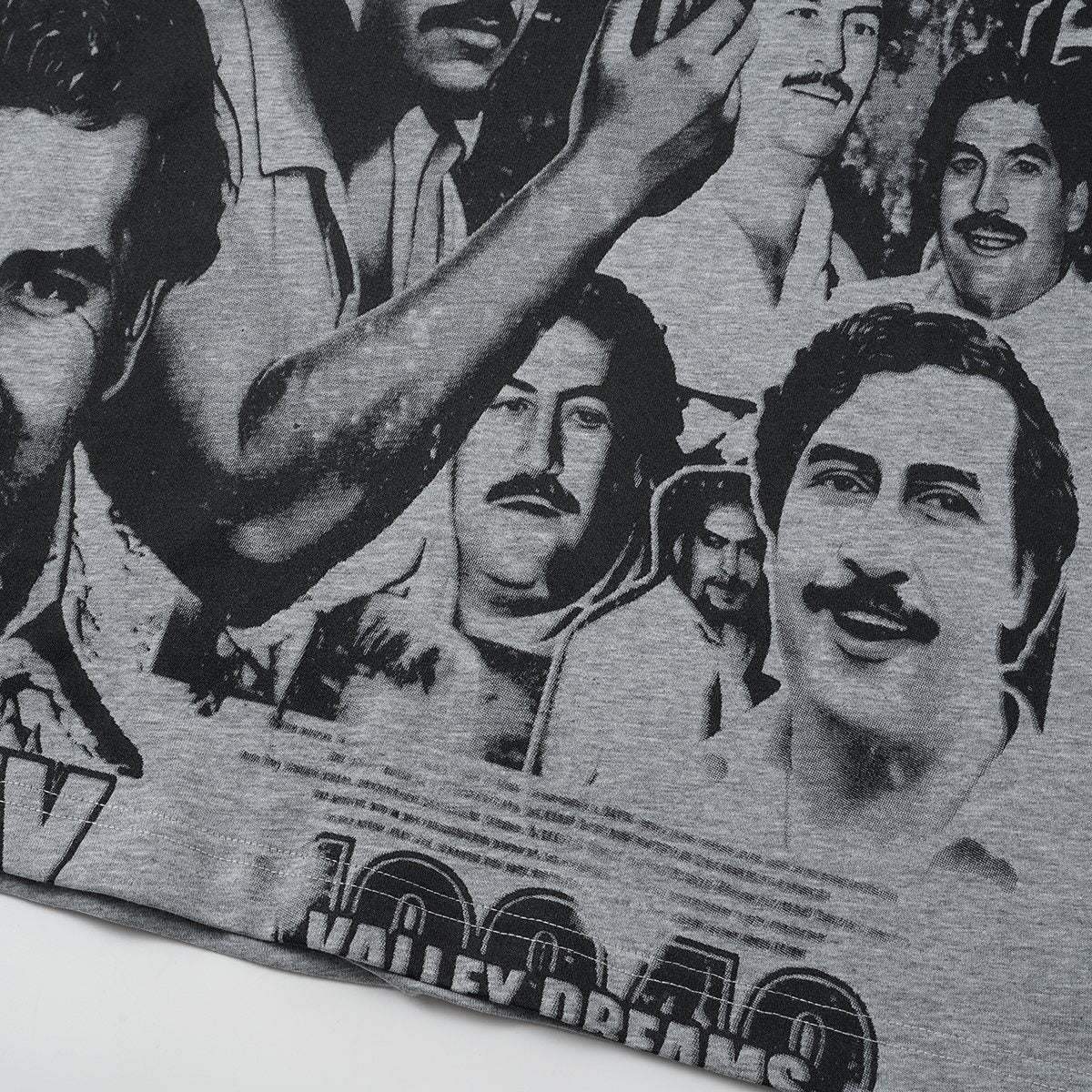 VALLEY Portrait Collage Graphic T-Shirt — detail