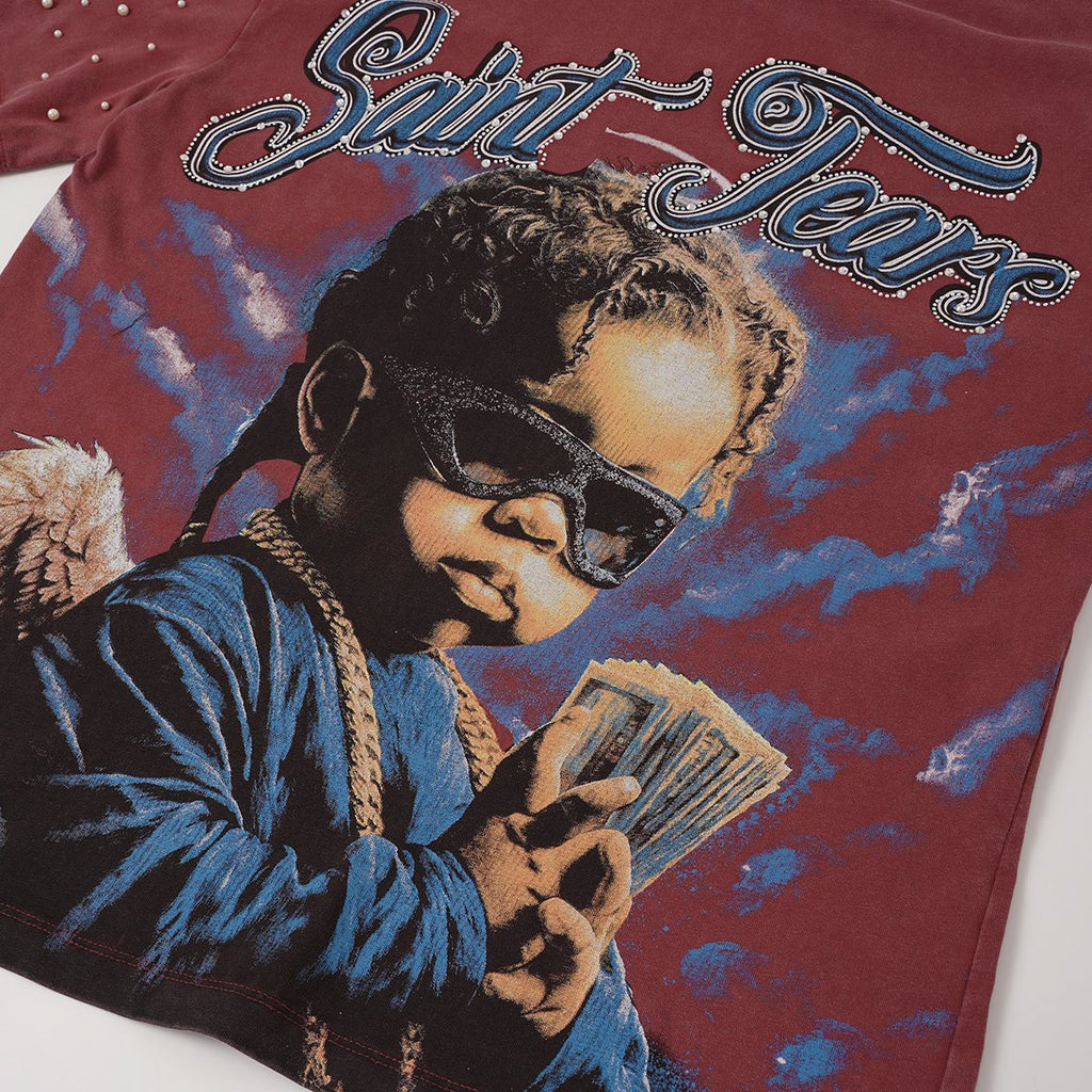 SAINT Tears Graphic Short-Sleeve T-Shirt — detail
