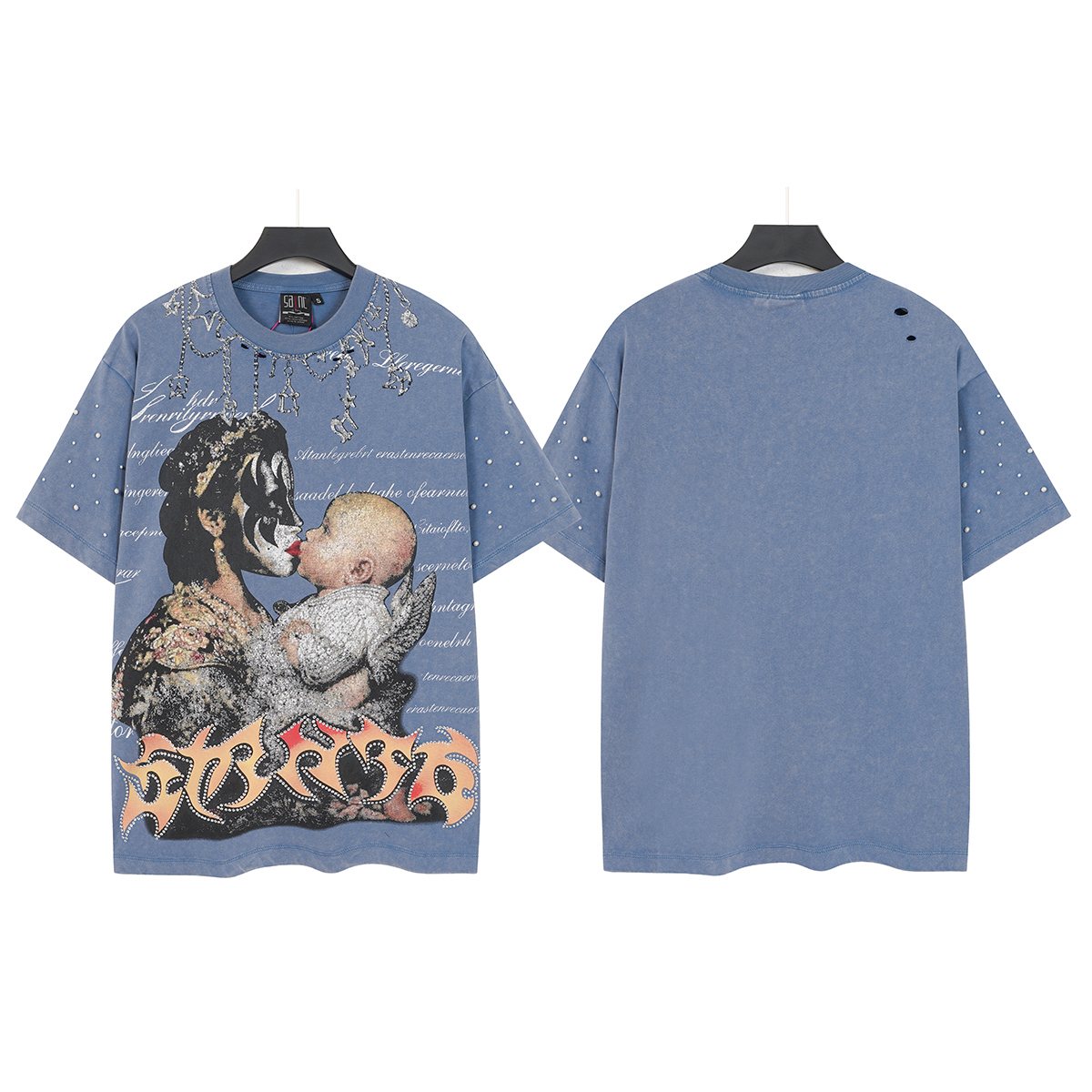 SAINT Washed Rock Graphic Short-Sleeve T-Shirt — front