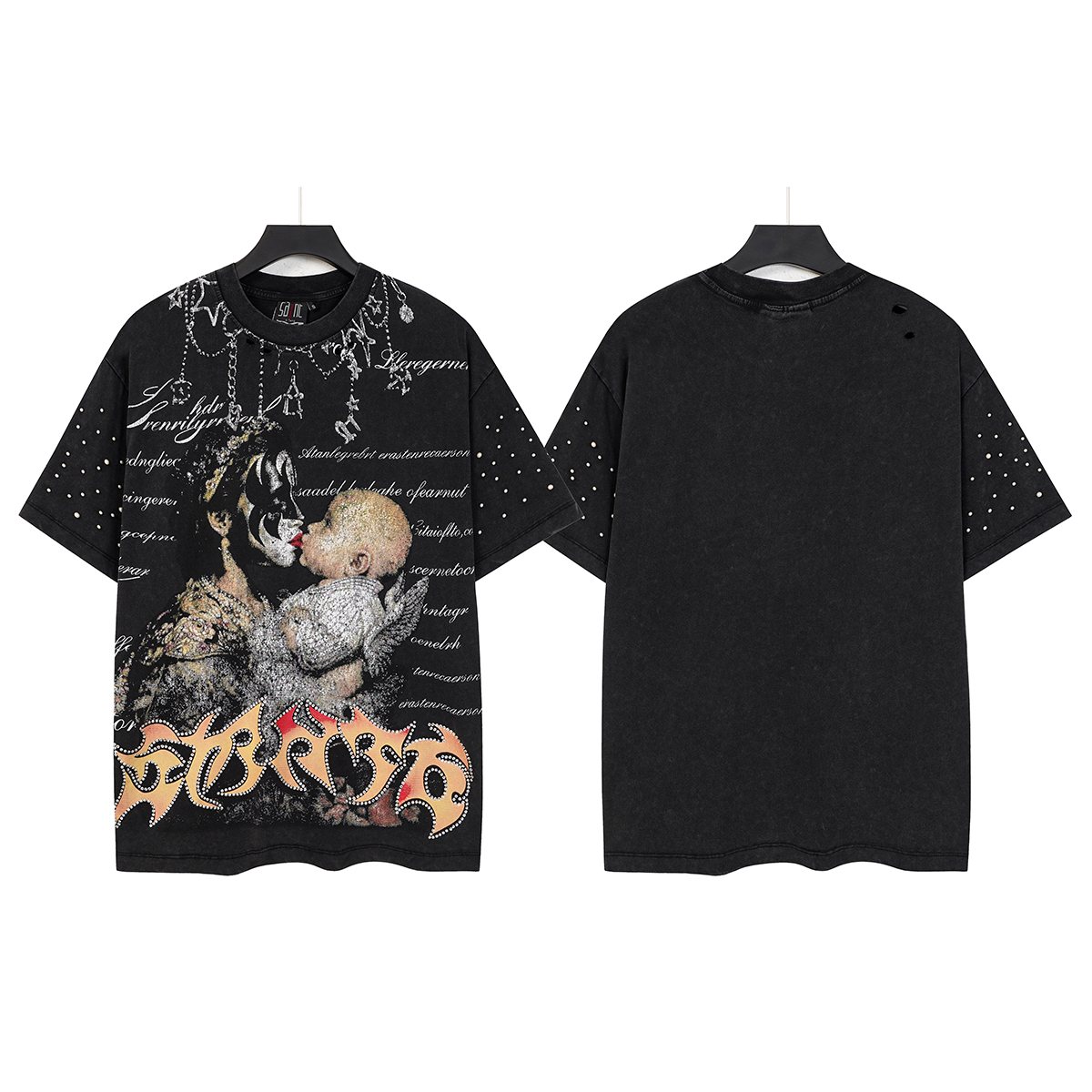 SAINT Washed Rock Graphic Short-Sleeve T-Shirt — front