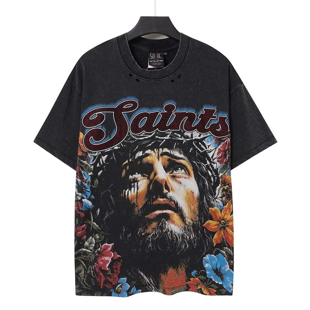 SAINT Reborn in Spirit Graphic T-Shirt — front