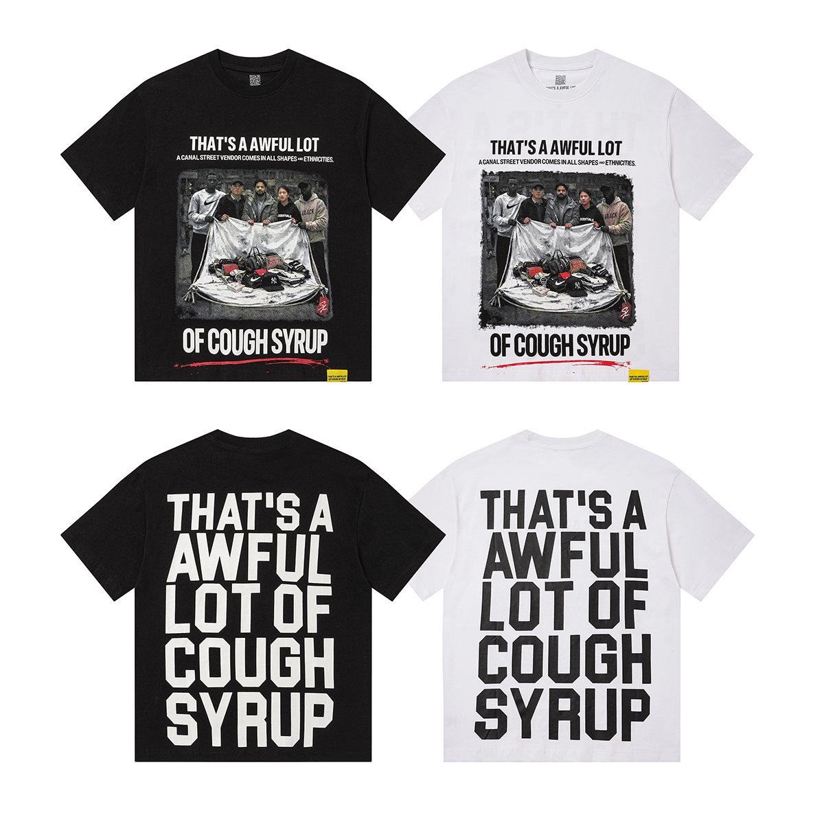 THAT'S A AWFUL LOT OF COUGH SYRUP Photo Graphic Short-Sleeve T-Shirt — comparison