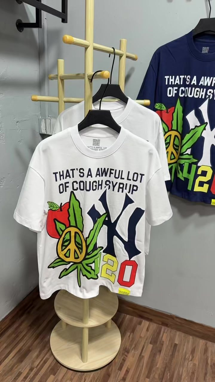 THAT'S A AWFUL LOT OF COUGH SYRUP Front & Back Graphic T-Shirt — context