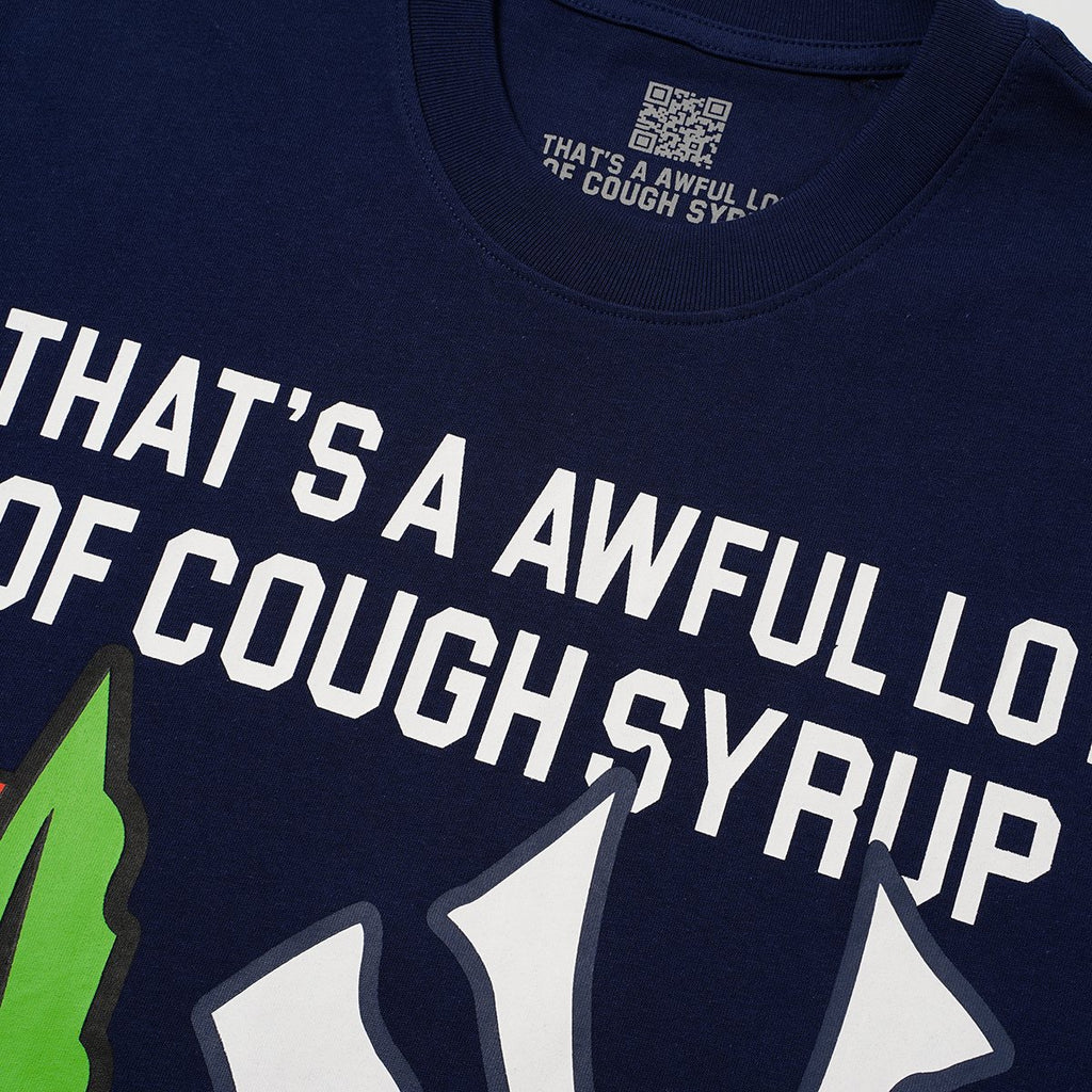 THAT'S A AWFUL LOT OF COUGH SYRUP Front & Back Graphic T-Shirt — detail