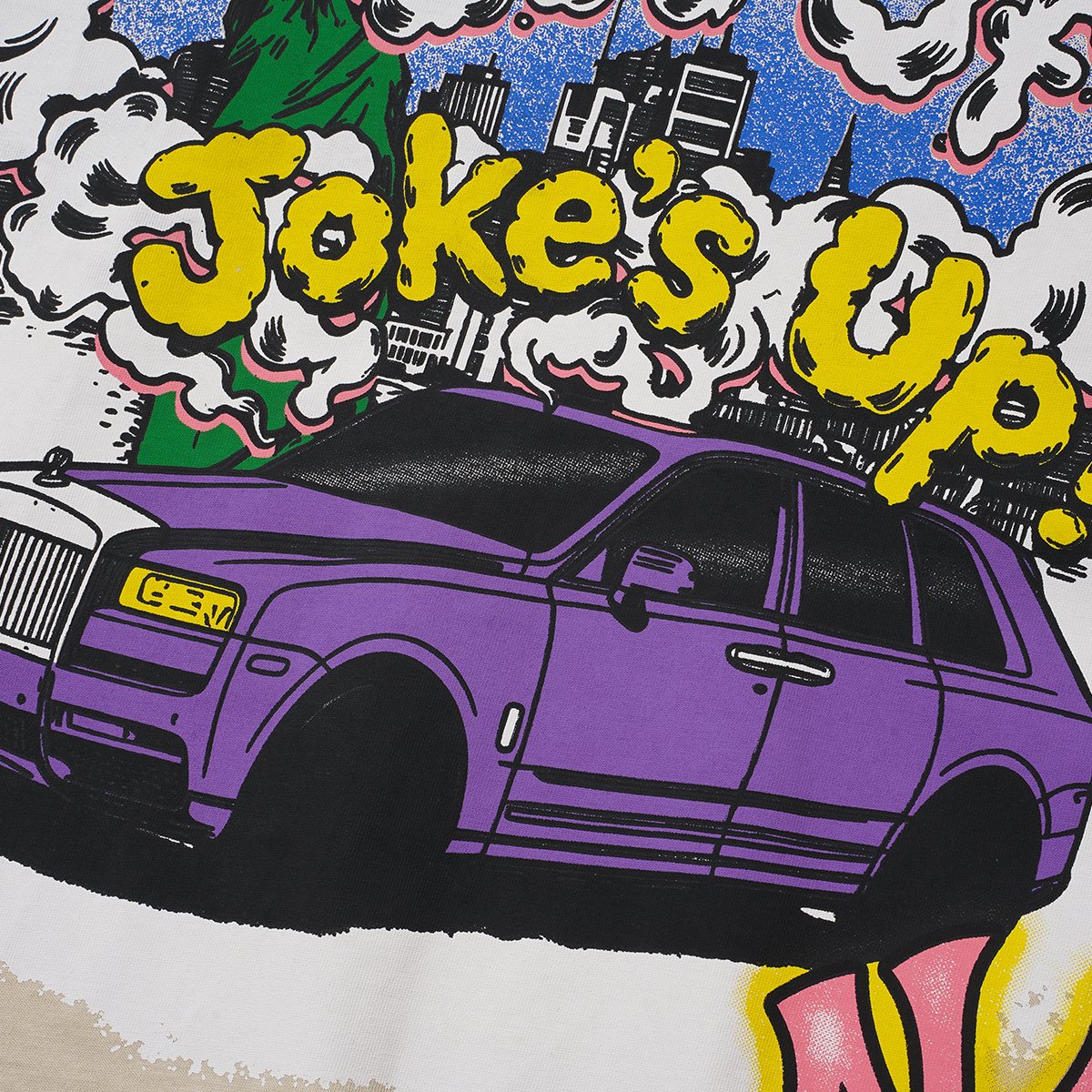 THAT'S A AWFUL LOT OF COUGH SYRUP Car Graphic T-Shirt — detail
