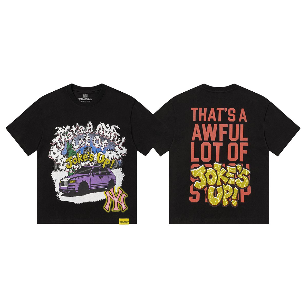 THAT'S A AWFUL LOT OF COUGH SYRUP Car Graphic T-Shirt — hero