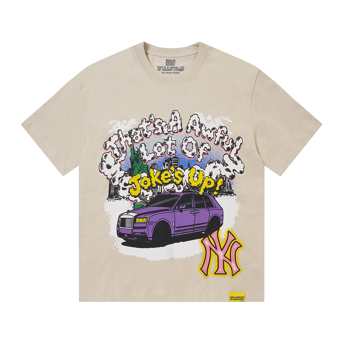 THAT'S A AWFUL LOT OF COUGH SYRUP Car Graphic T-Shirt — front