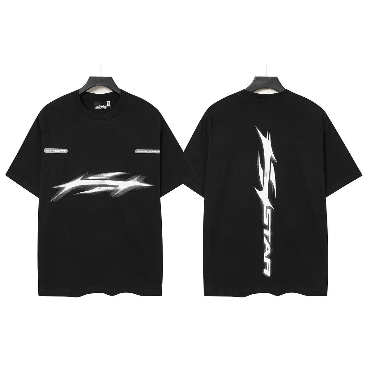 Hellstar Blurred Speed Logo T-Shirt — front