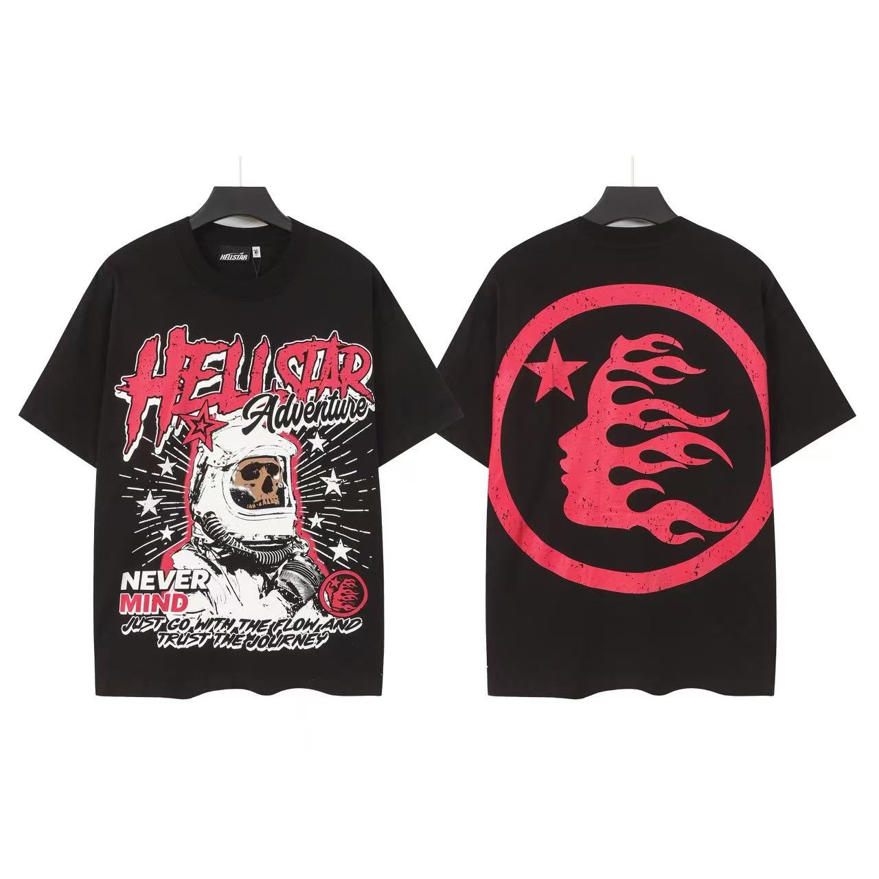 Hellstar Adventure Astronaut Graphic T-Shirt — front