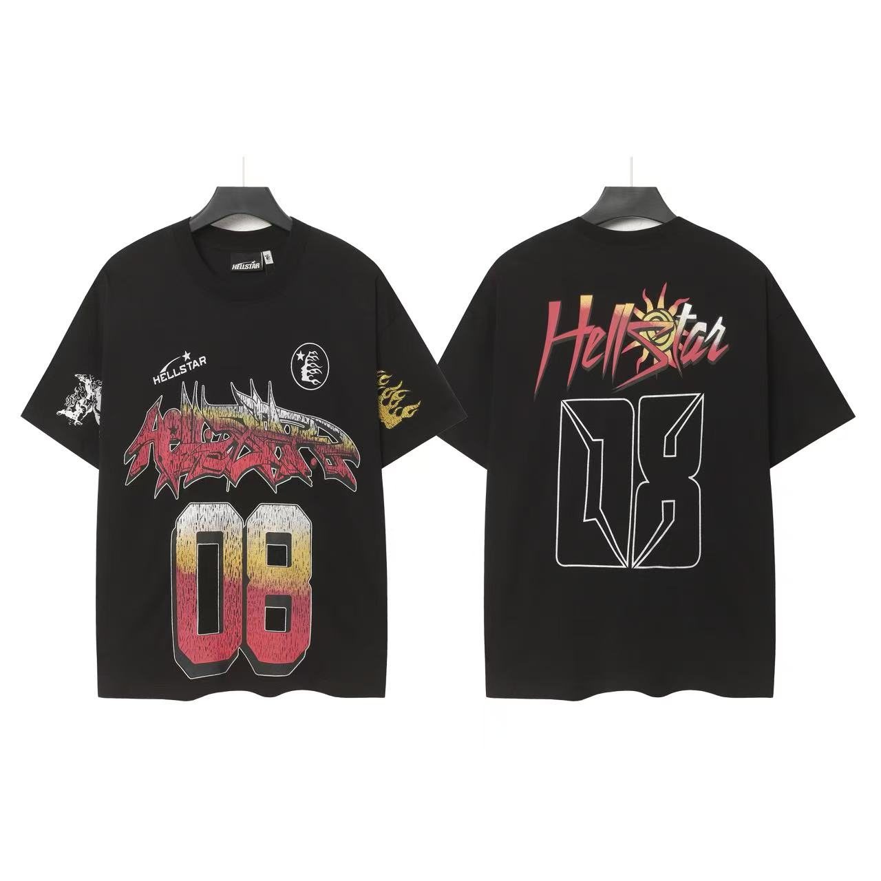 Hellstar 08/13 Jersey Graphic T-Shirt — front