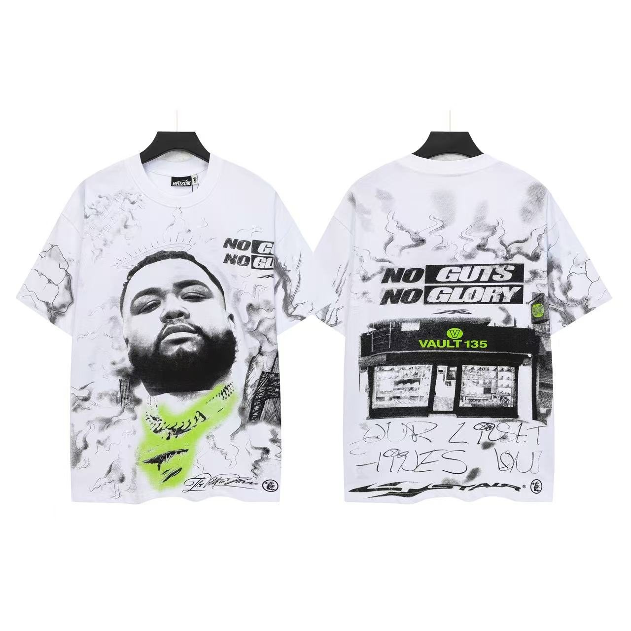 Hellstar No Guts No Glory Vault Graphic T-Shirt — front