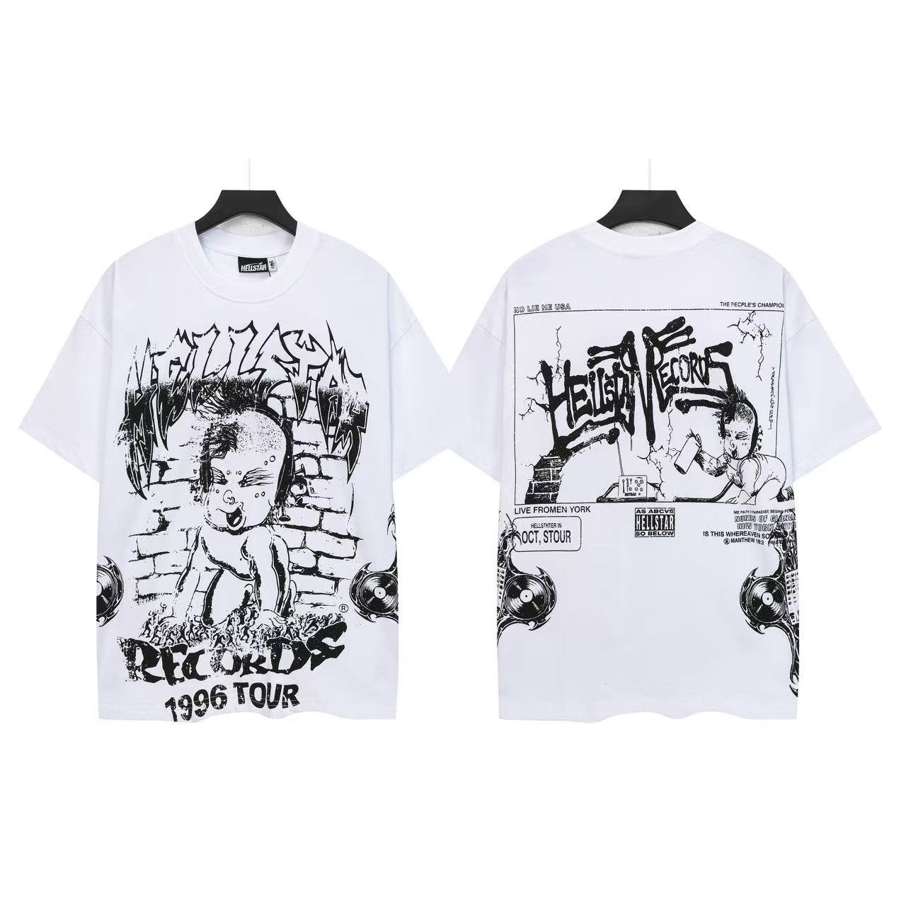 Hellstar 1996 Tour Records Graphic T-Shirt — front