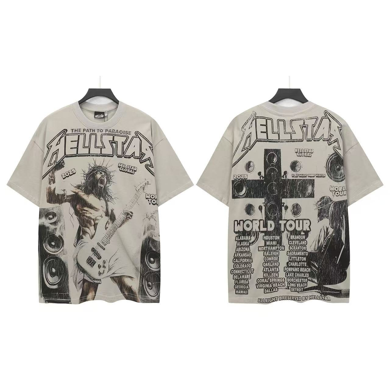 Hellstar Guitarist World Tour T-Shirt — front