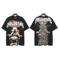 Hellstar Master Of Records Skeleton Graphic T-Shirt — front