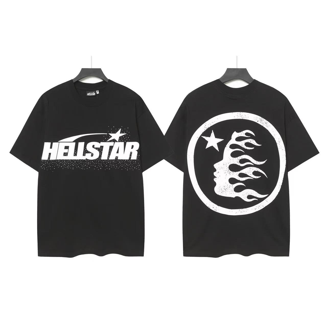 Hellstar Flame Circle Graphic T-Shirt — front