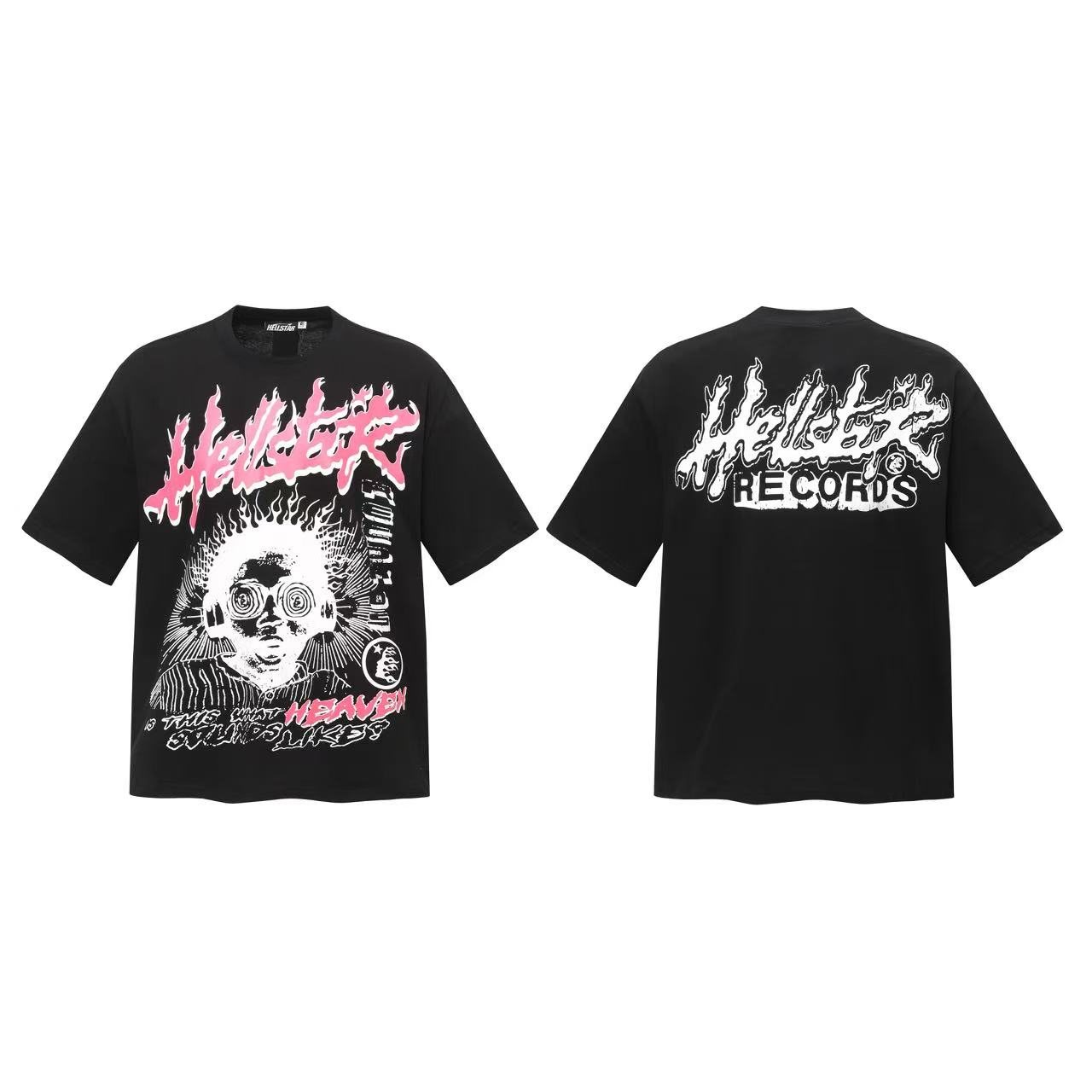 Hellstar Records Skull Graphic T-Shirt — front