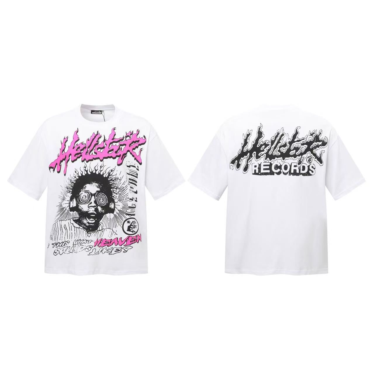 Hellstar Records Skull Graphic T-Shirt — front