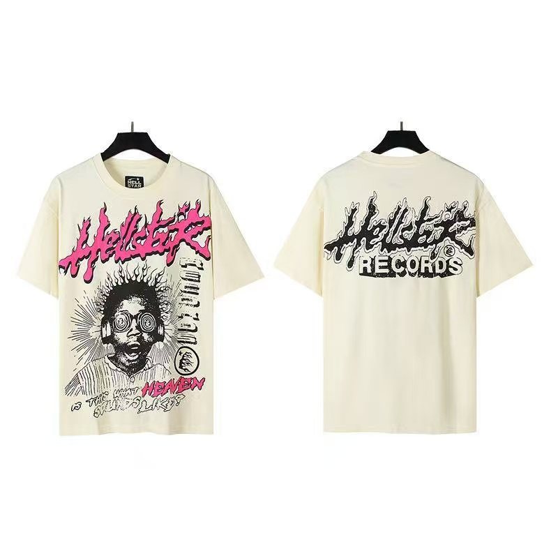 Hellstar Records Skull Graphic T-Shirt — front