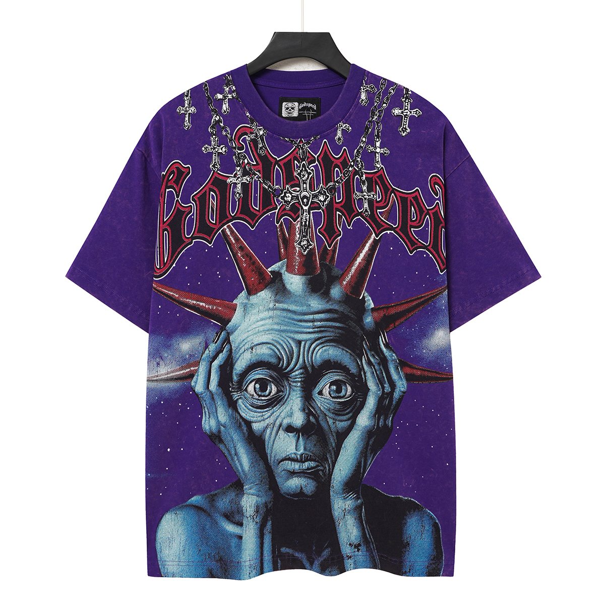Godspeed Alien Human Graphic Short-Sleeve T-Shirt — front