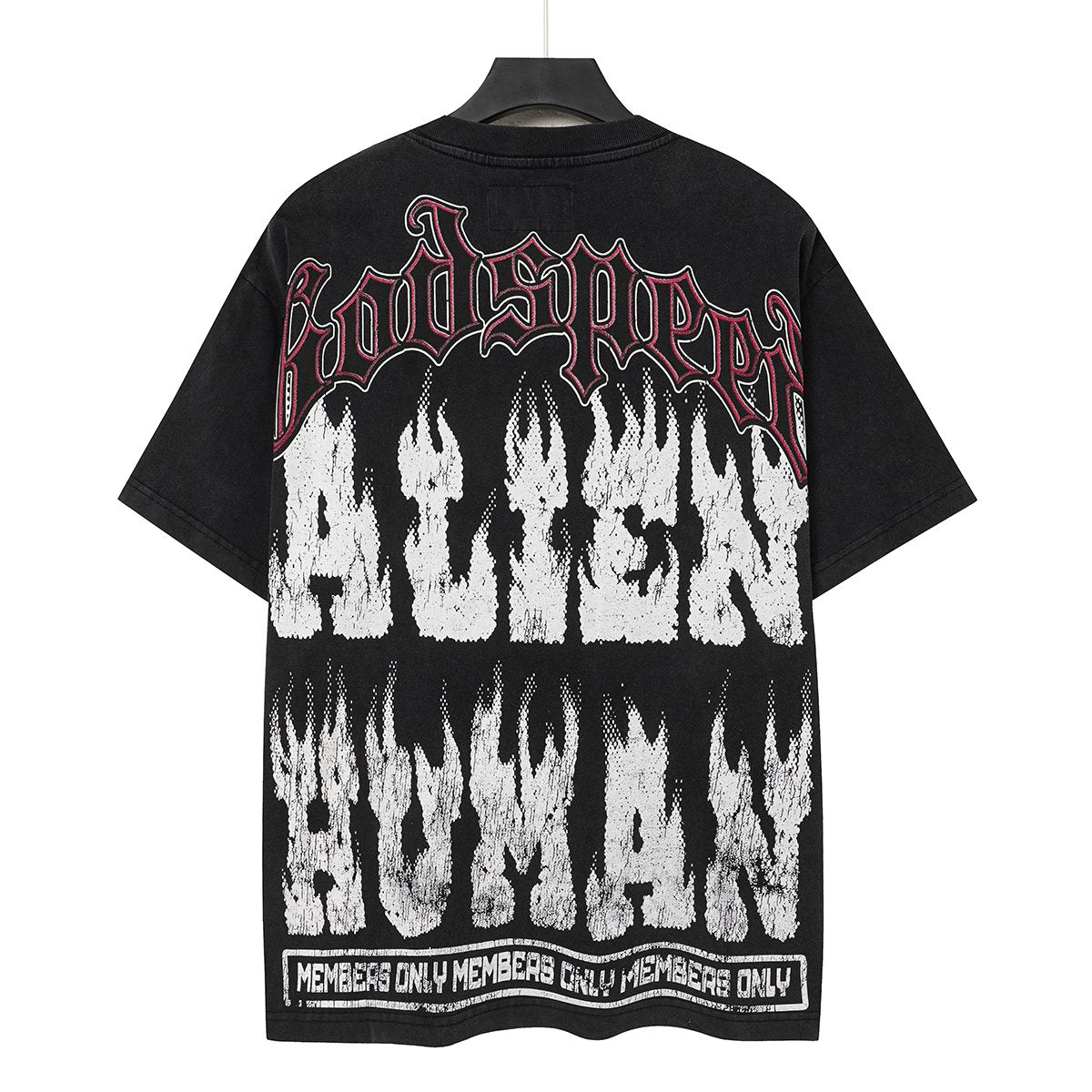 Godspeed Alien Human Graphic Short-Sleeve T-Shirt — back