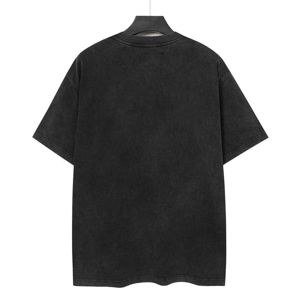 Godspeed Washed Black Rock Graphic T-Shirt — back