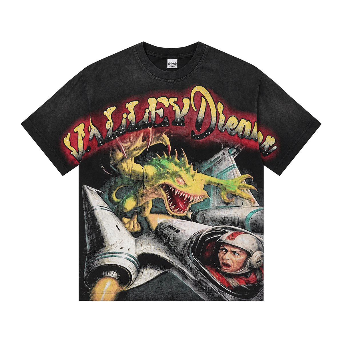 VALLEY Dragon Aircraft Astronaut Graphic T-Shirt — hero