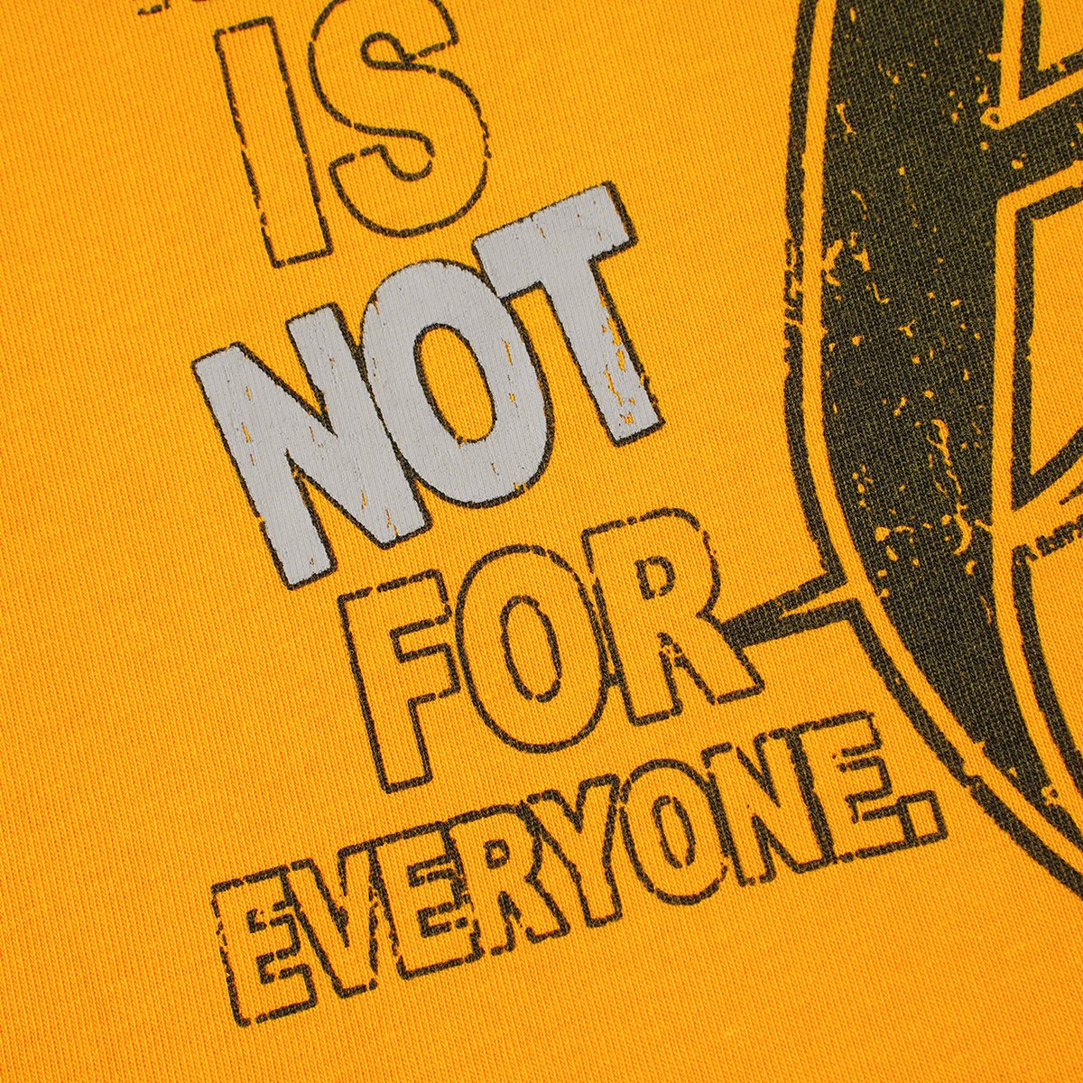 Hellstar No Guts No Glory Yellow Graphic T-Shirt — detail