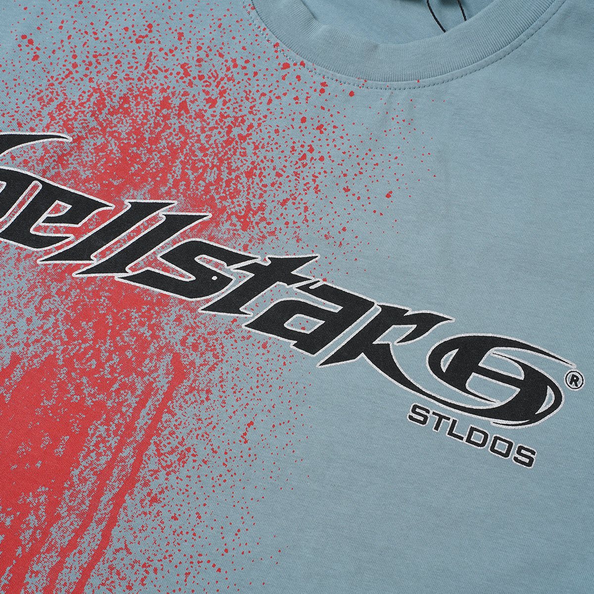 Hellstar Splatter Gradient Graphic T-Shirt — detail