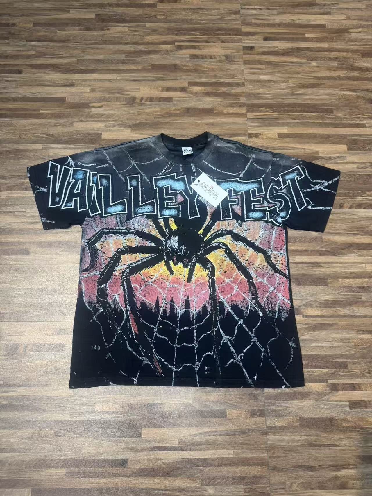 VALLEY Fest Spider Web Graphic T-Shirt — front