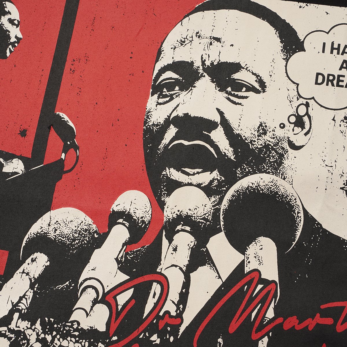 VALLEY I Have a Dream 1963 Graphic T-Shirt - Black — detail