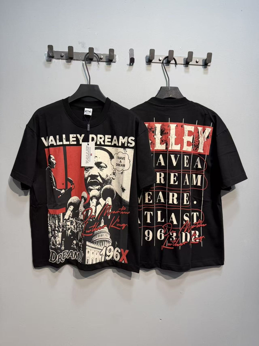 VALLEY I Have a Dream 1963 Graphic T-Shirt - Black — context