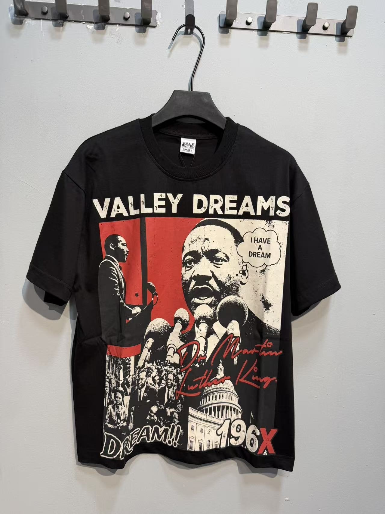 VALLEY I Have a Dream 1963 Graphic T-Shirt - Black — front