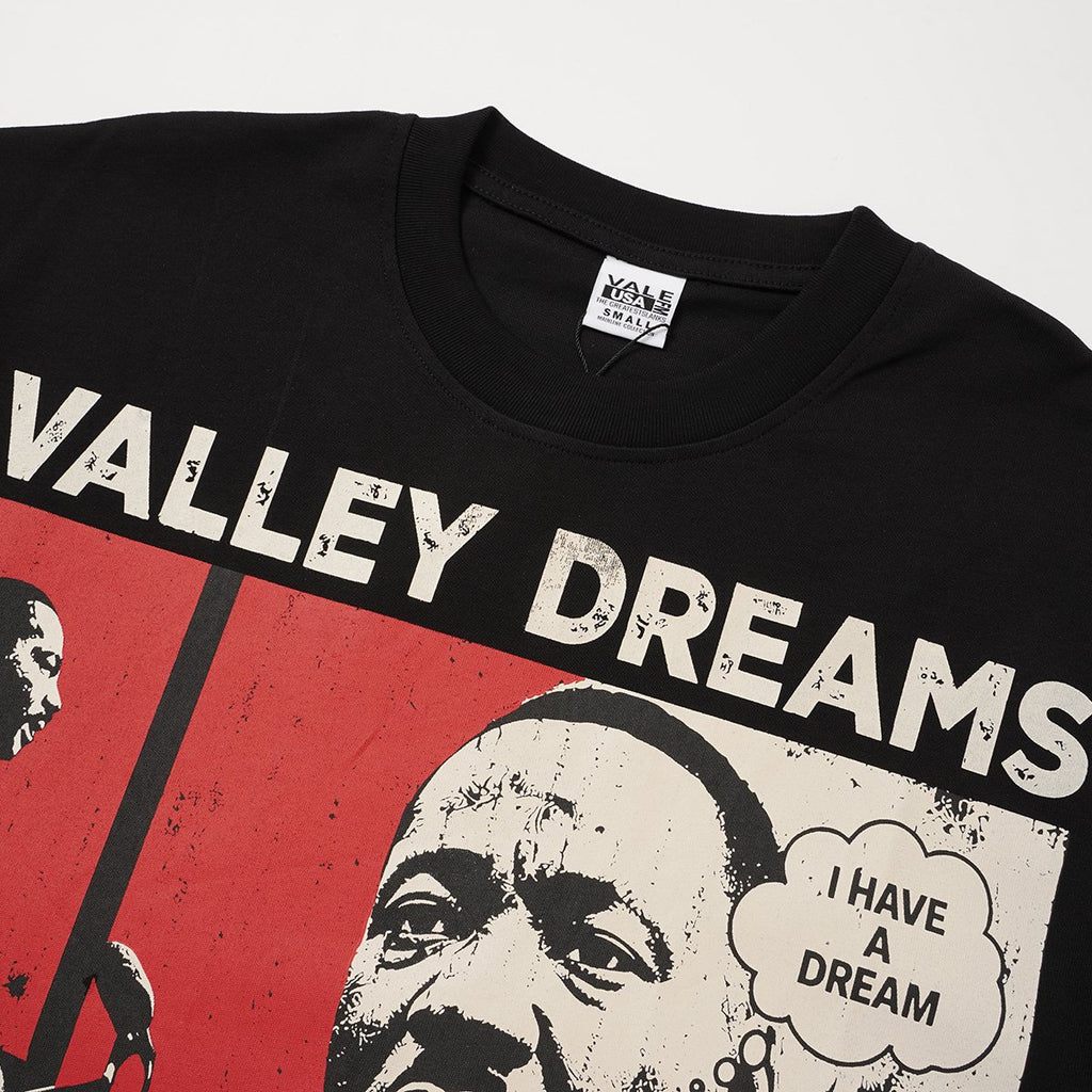 VALLEY I Have a Dream 1963 Graphic T-Shirt - Black — detail