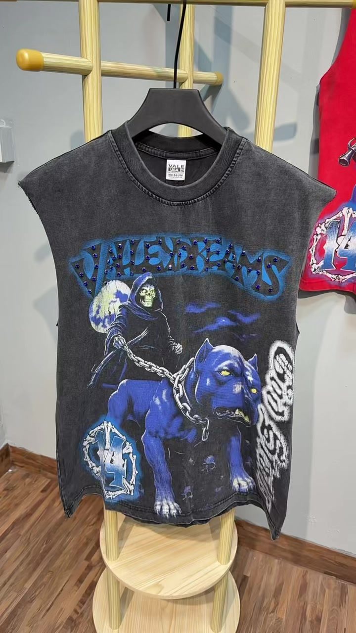 SAINT Valley Graphic Sleeveless T-Shirt — front