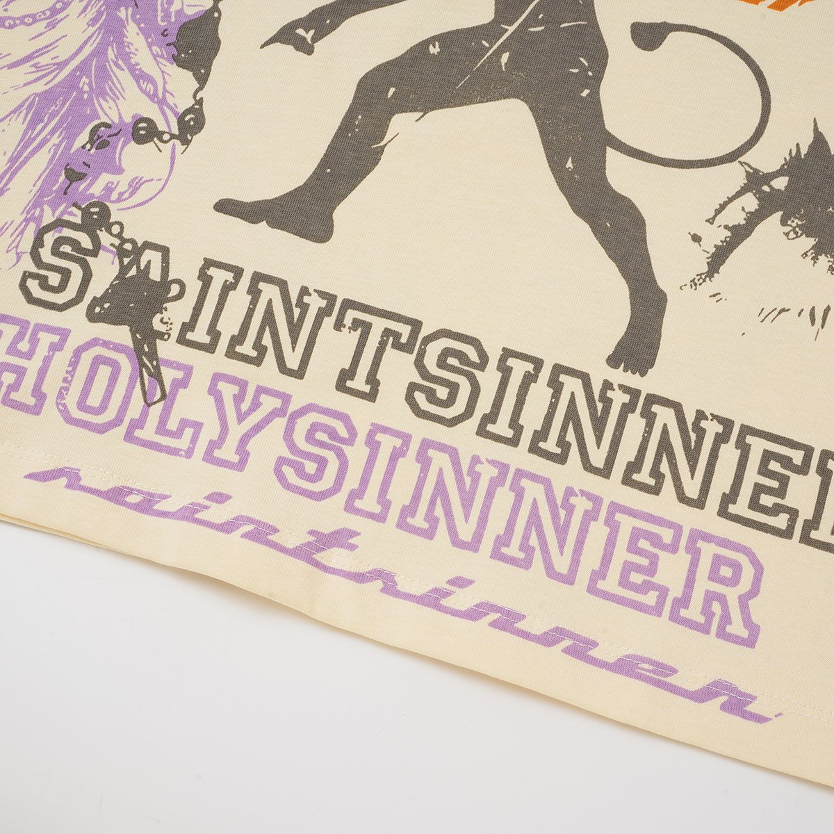 SAINT Cherub & Cross Short-Sleeve T-Shirt — detail