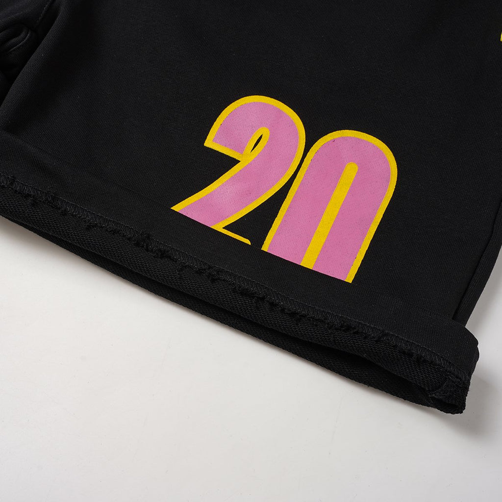 THAT'S A AWFUL LOT OF COUGH SYRUP Venice Ball Graphic Shorts — detail