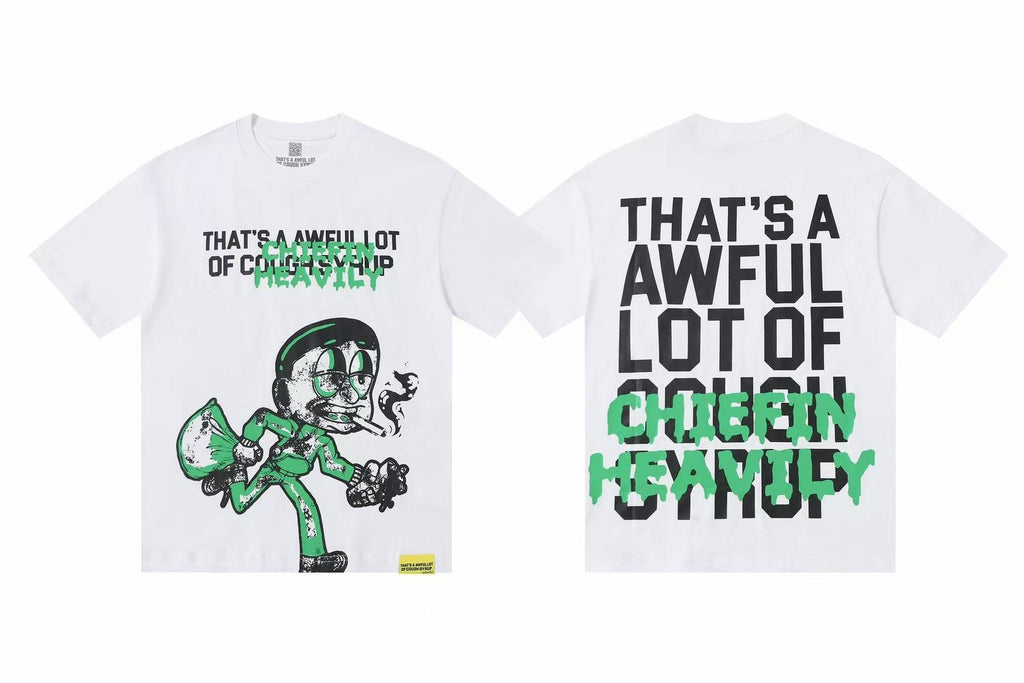 THAT'S A AWFUL LOT OF COUGH SYRUP Graphic Short-Sleeve Set — detail