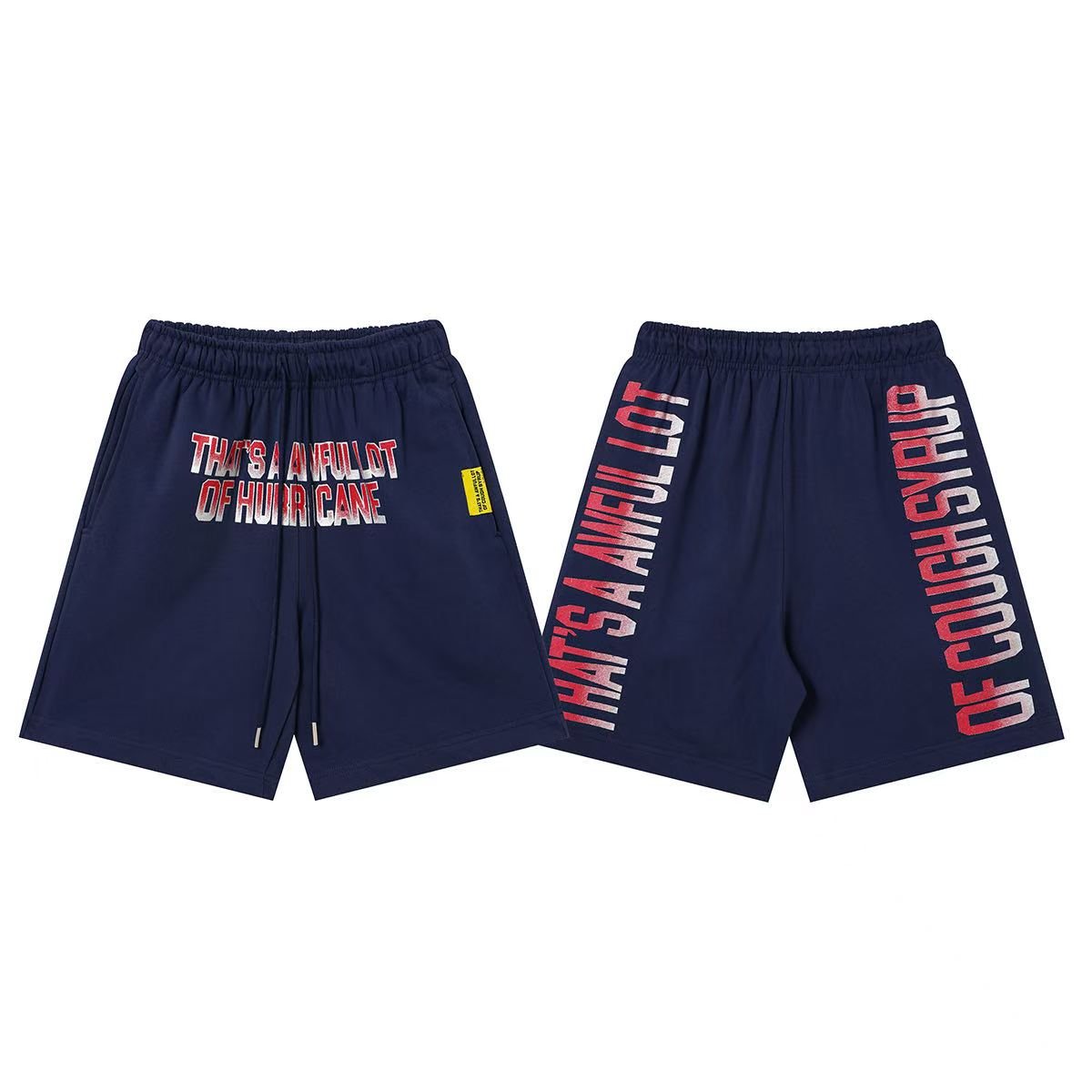 THAT'S A AWFUL LOT OF COUGH SYRUP Graphic T-Shirt & Shorts Set — detail