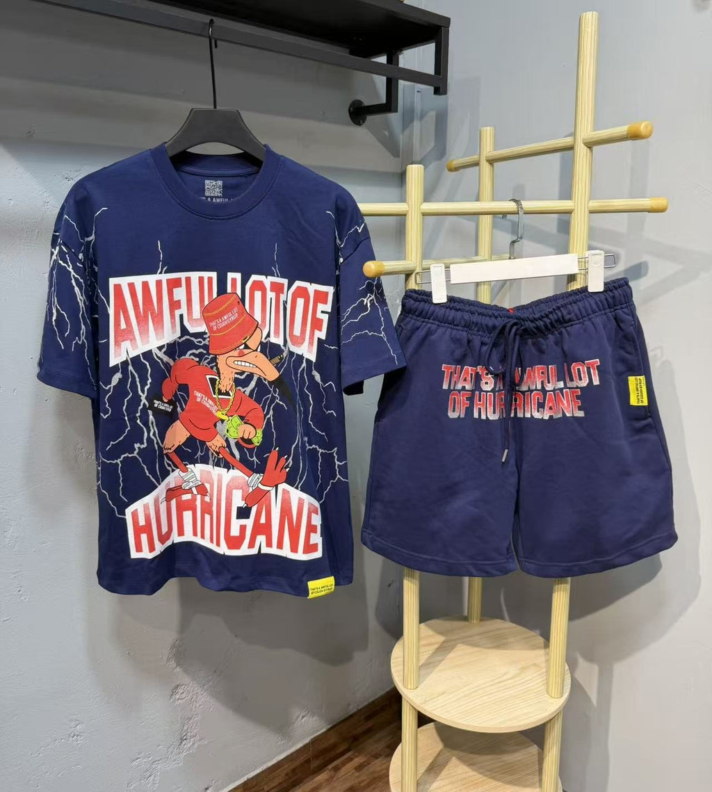 THAT'S A AWFUL LOT OF COUGH SYRUP Graphic T-Shirt & Shorts Set — context
