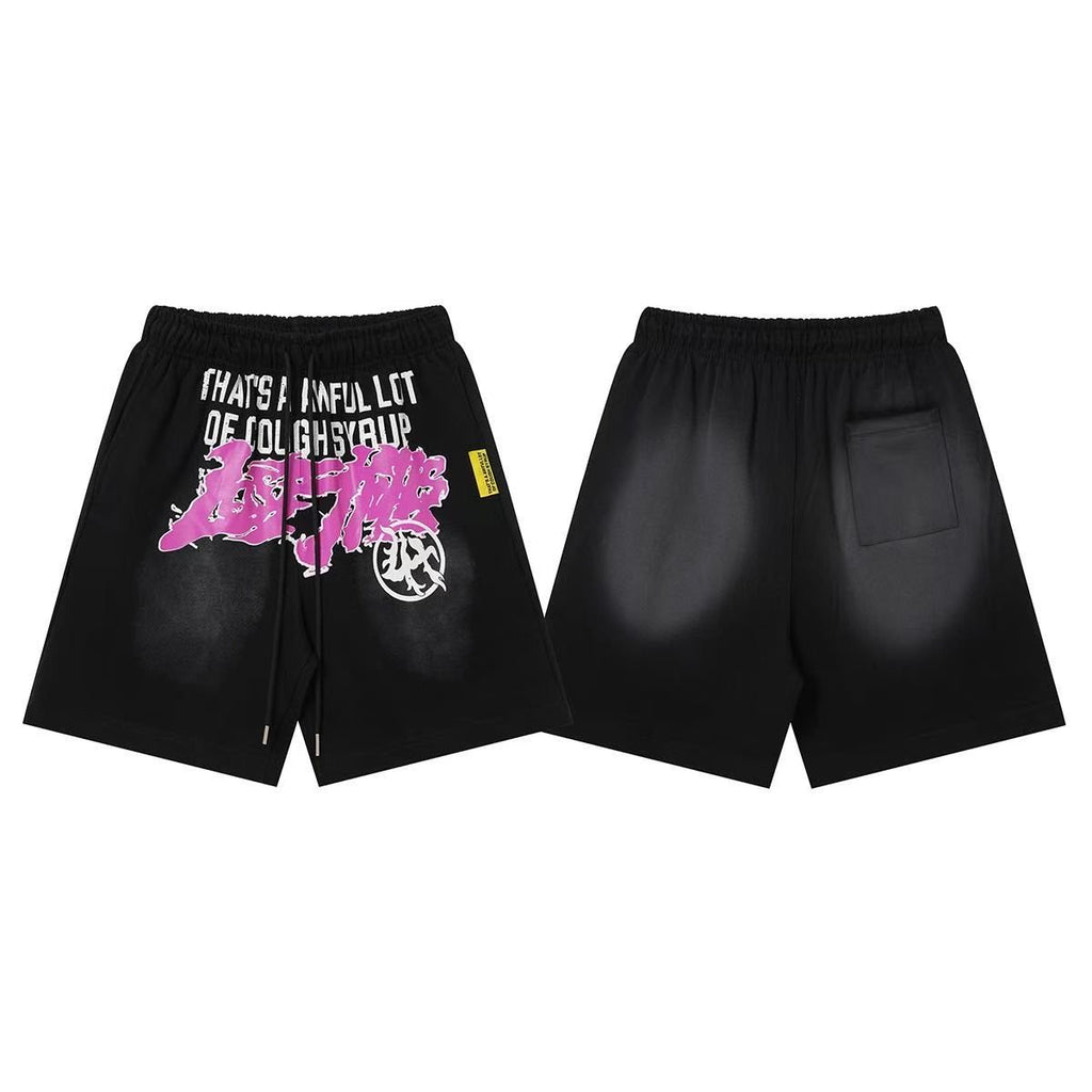 THAT'S A AWFUL LOT OF COUGH SYRUP Graphic T-Shirt & Shorts Set — detail