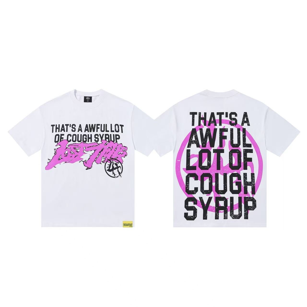 THAT'S A AWFUL LOT OF COUGH SYRUP Graphic T-Shirt & Shorts Set — detail